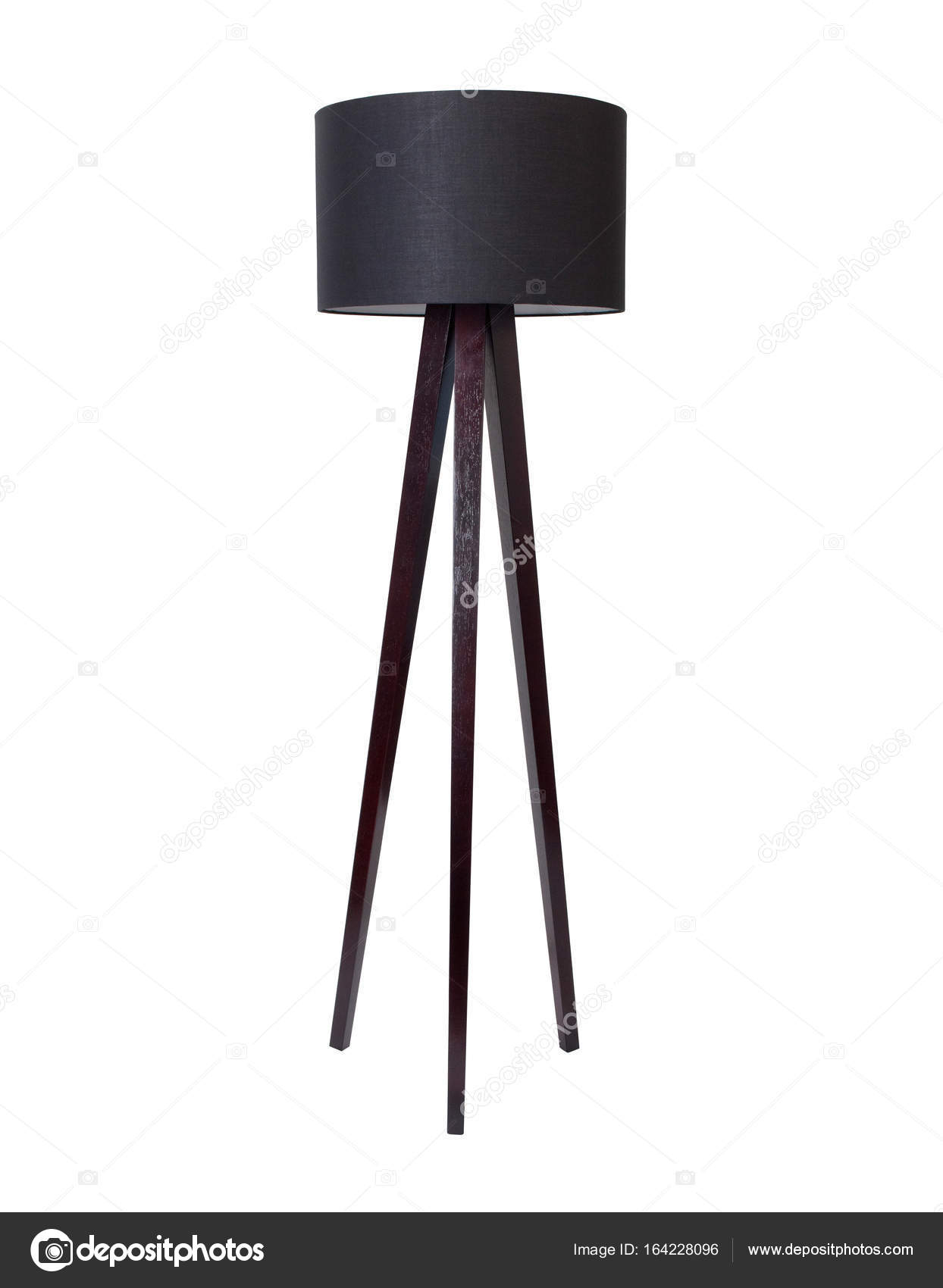 Black Tall Floor Lamp Stock Photo Tangducminh 164228096 in proportions 1244 X 1700