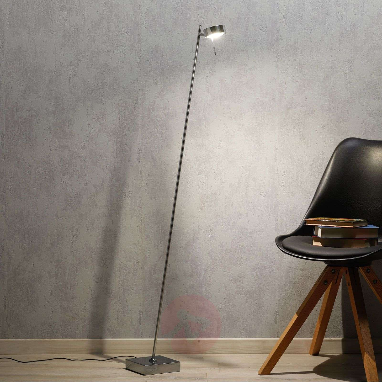 Bling Led Floor Lamp With Dimmer One Bulb Chrome inside proportions 1600 X 1600