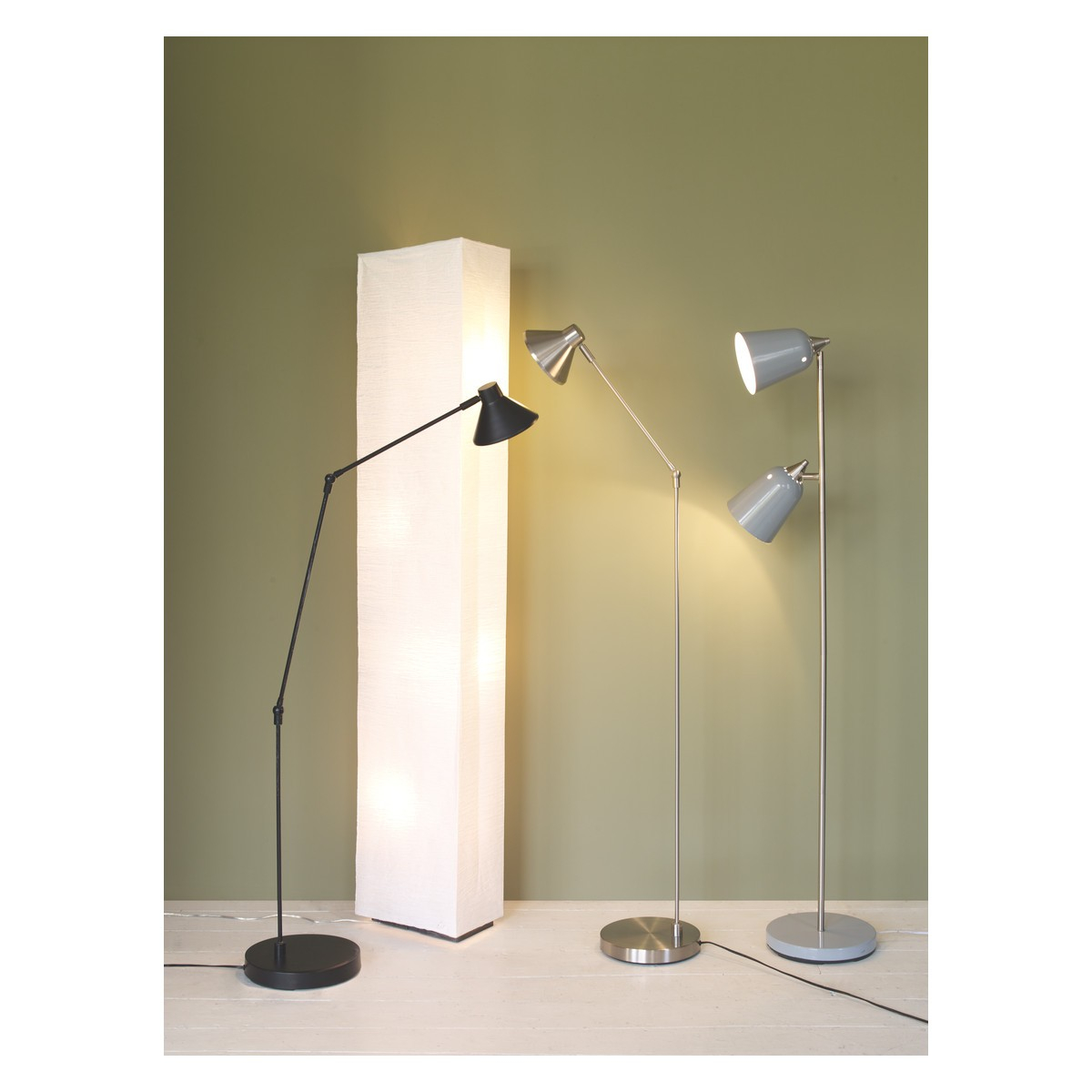 Bob Black Metal Floor Lamp intended for measurements 1200 X 1200