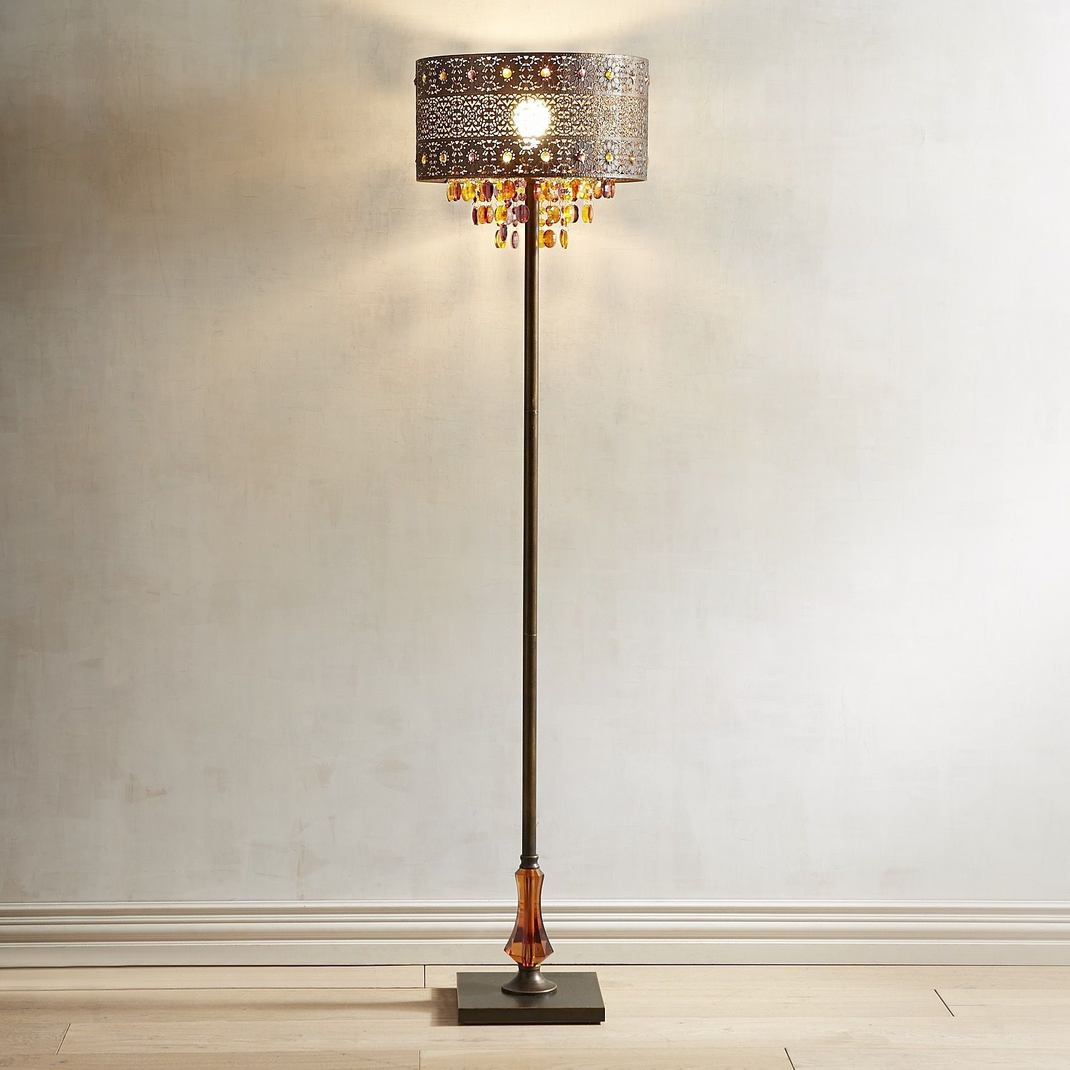 Bohemian Crystal Bronze Floor Lamp Bronze Floor Lamp intended for size 1500 X 1500