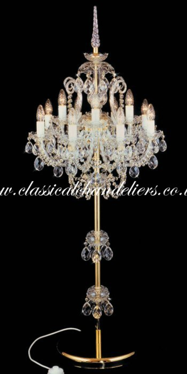 Bohemian Crystal Chandelier Floor Lamps Classical regarding proportions 740 X 1480