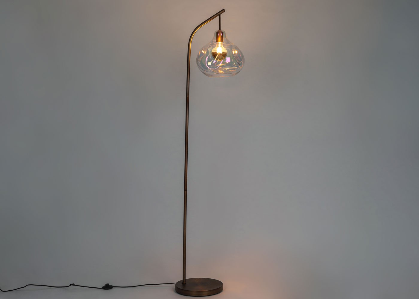 Bolha Floor Lamp Petrol intended for proportions 1400 X 1000