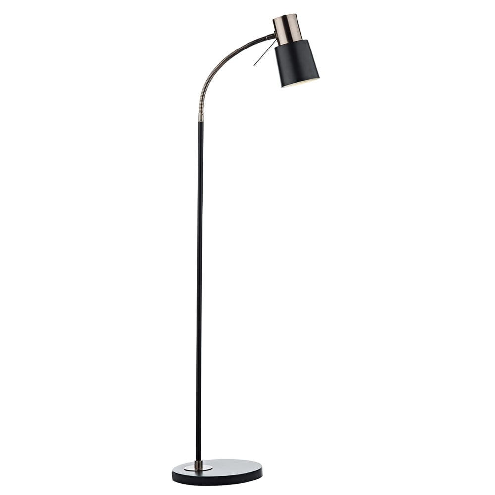Bond Floor Lamp In Matt Black And Burnished Copper throughout proportions 1000 X 1000