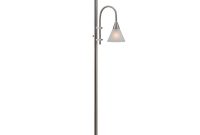 Brady 72 In Brushed Steel Torchiere With Reading Arm in sizing 1000 X 1000