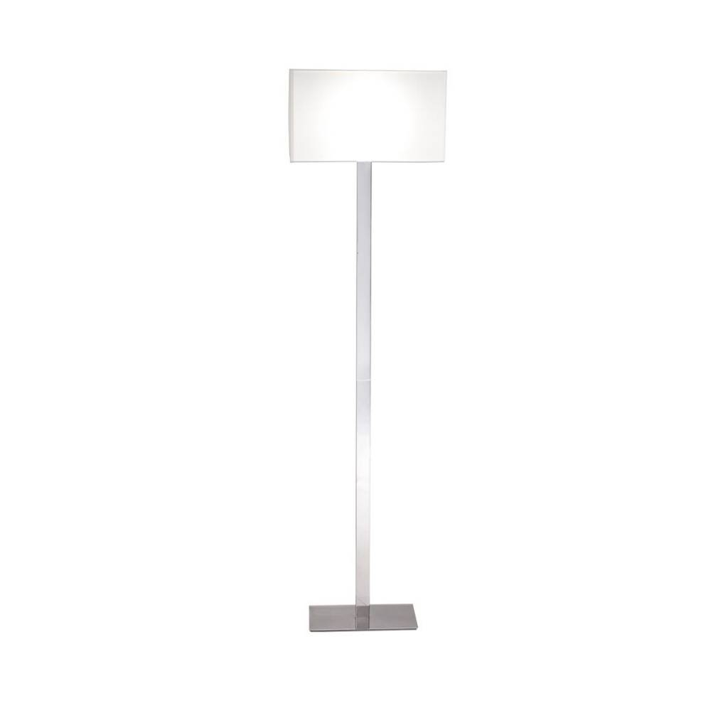 Braid Modern Floor Lamp Steel With A Shade In White with dimensions 1024 X 1024