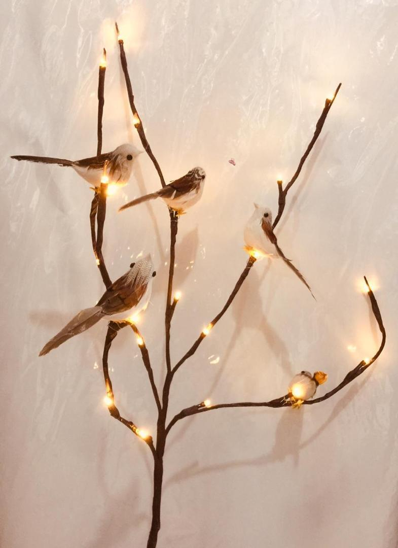 Branch Light With Beautiful Birds Lamp Decoration Room High Quality Brown Colour New Arrival pertaining to measurements 785 X 1080