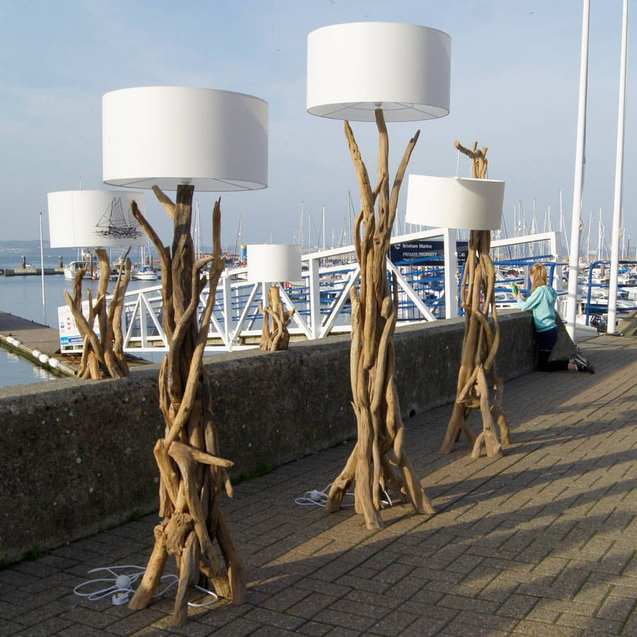 Branched Driftwood Floor Lamps In 2019 Diy And Crafts for dimensions 900 X 900