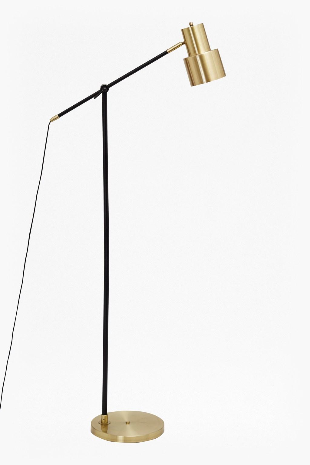 Brass And Matte Black Floor Lamp intended for dimensions 1024 X 1536