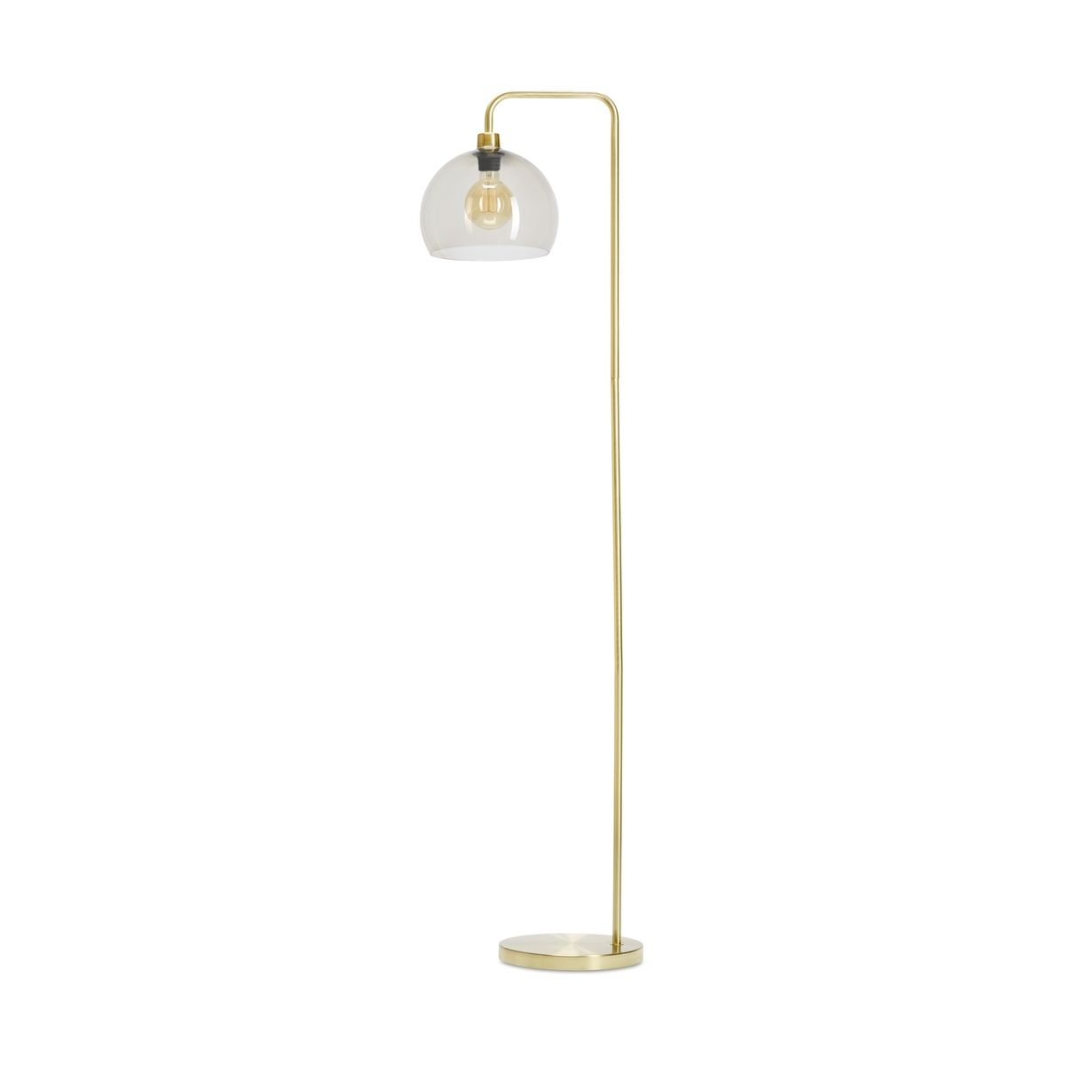 Brass Look Floor Lamp In 2019 Floor Lamp Shab Chic intended for dimensions 1200 X 1200