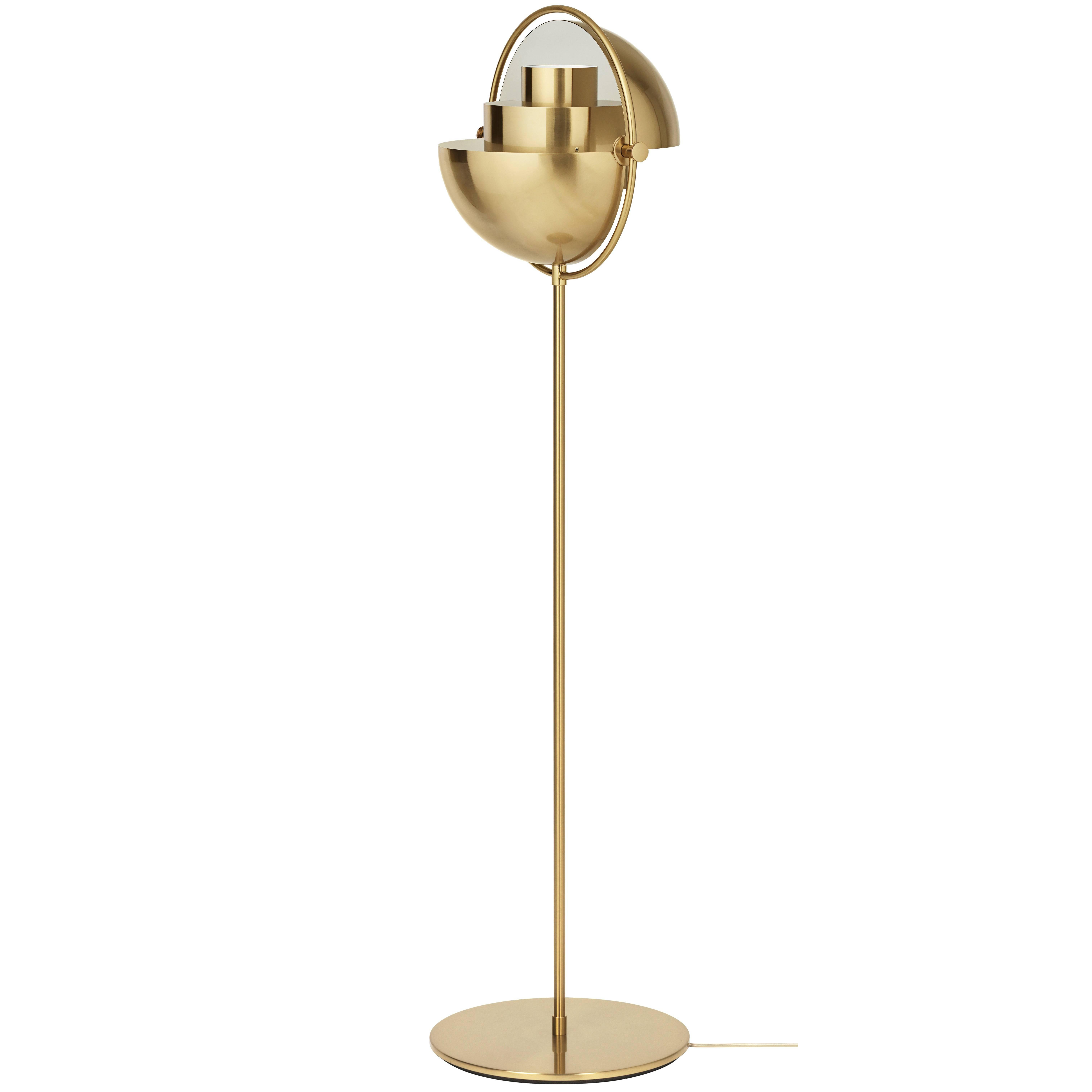 Brass Multi Light Floor Lamp Louis Weisdorf intended for proportions 6064 X 6064