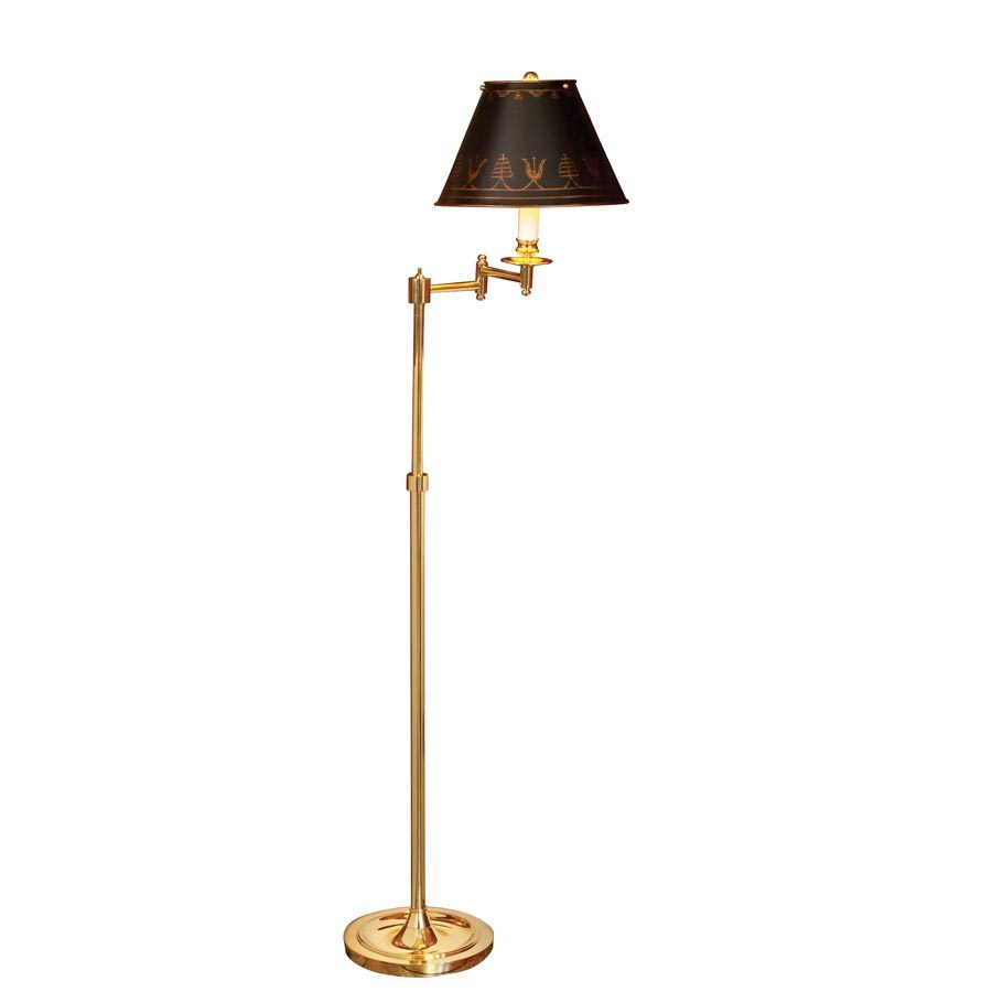 Brass Swing Arm Floor Lamp H Lamps Home Traditional Design regarding size 900 X 900