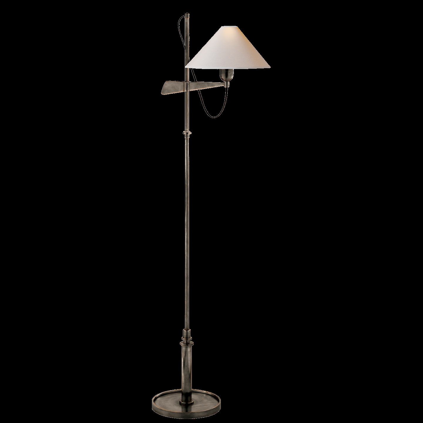 Bridge Arm Floor Lamp In 2019 Industrial Floor Lamps for sizing 1440 X 1440