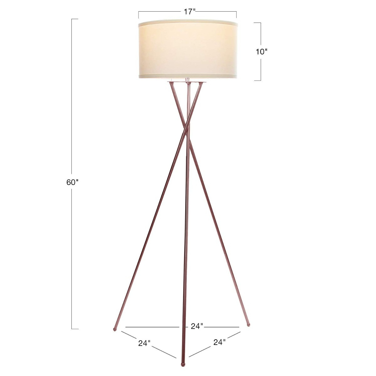 Brightech Jaxon Tripod Led Floor Lamp Mid Century Modern pertaining to dimensions 1200 X 1200