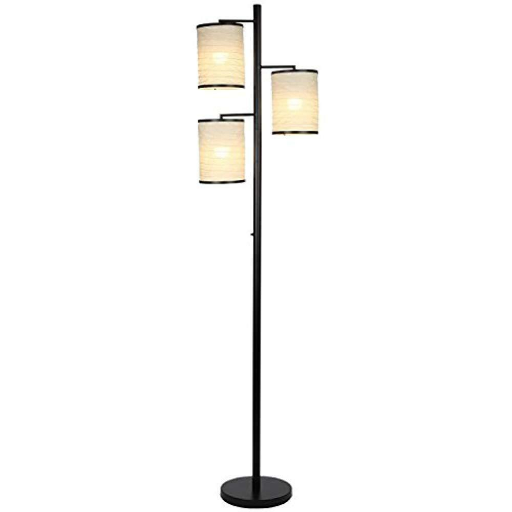 Brightech Liam Tree Led Floor Lamp Living Room Bedroom 3 Light Standing Pole with regard to size 1000 X 1000