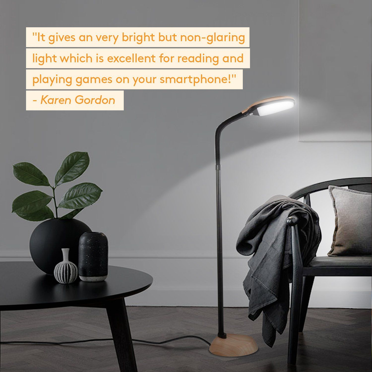Brightech Litespan Led Bright Reading And Craft Floor Lamp in proportions 1500 X 1500