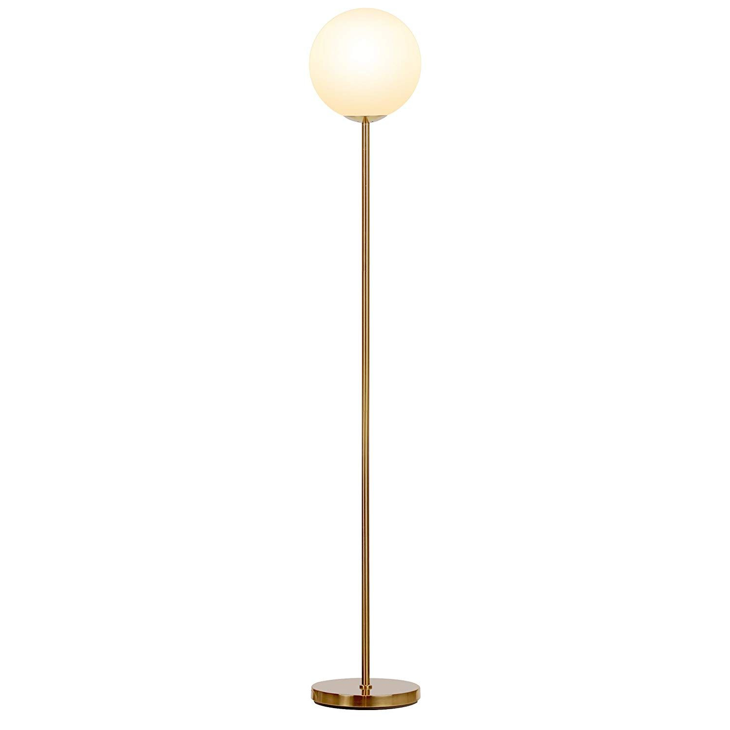 Brightech Luna Frosted Glass Globe Led Floor Lamp Mid pertaining to measurements 1500 X 1500