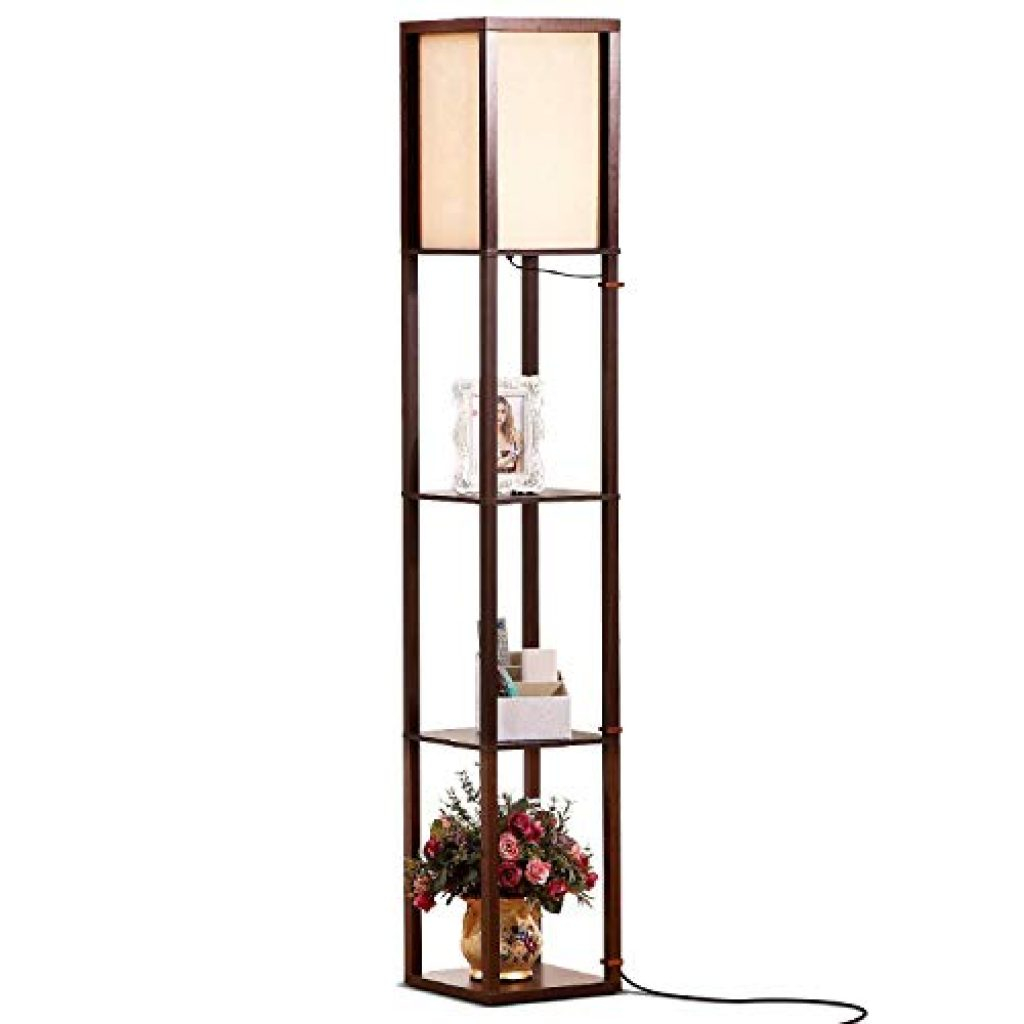 Brightech Maxwell Led Shelf Floor Lamp Modern Standing intended for dimensions 1024 X 1024