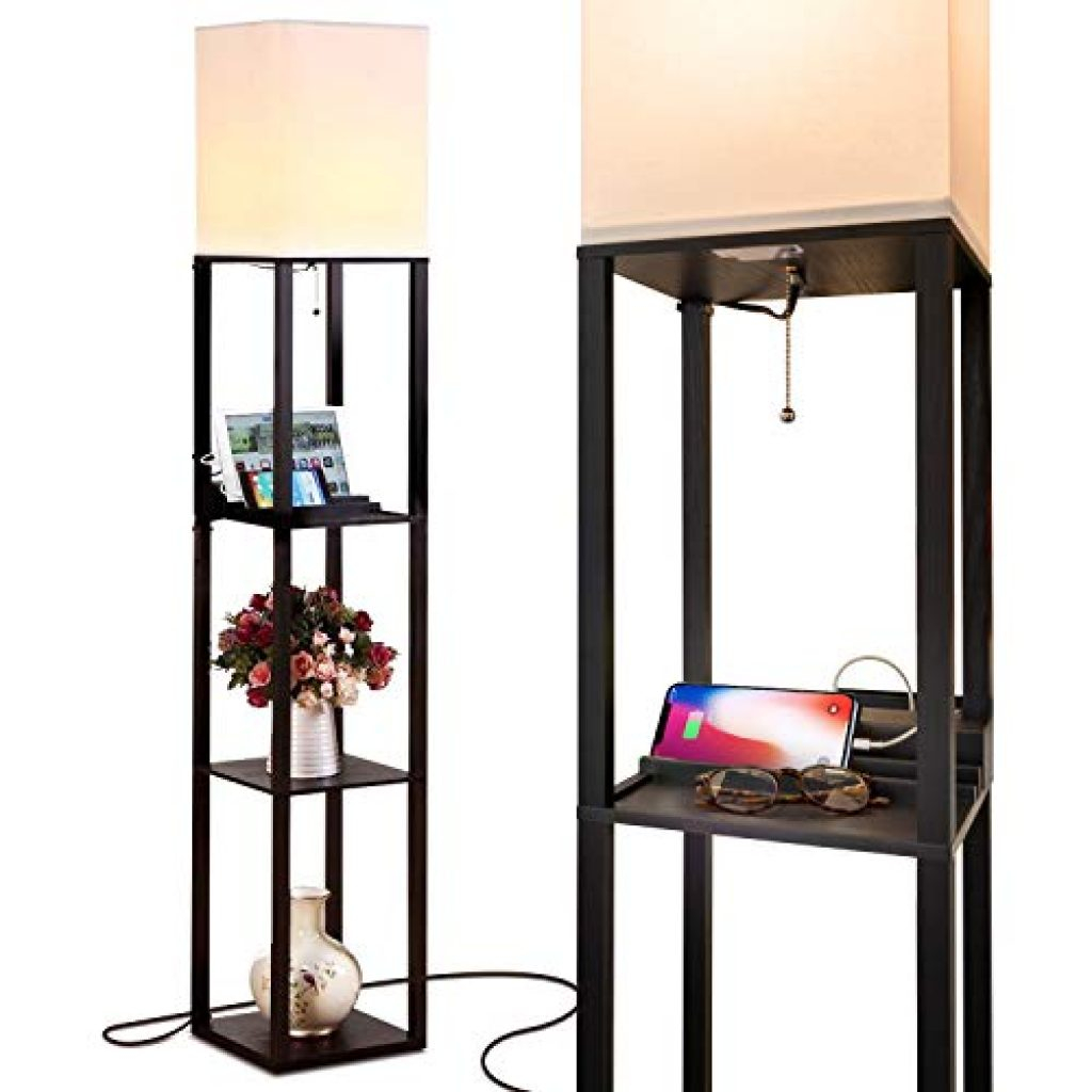 Brightech Maxwell Led Usb Shelf Floor Lamp Beautiful inside dimensions 1024 X 1024