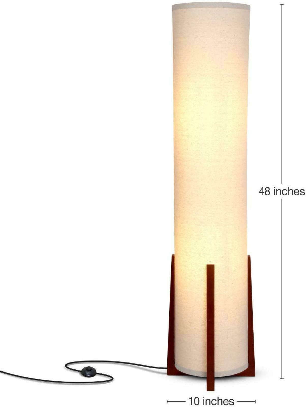 Brightech Parker Modern Led Floor Lamp For Living Rooms Asian Design Wwood throughout size 1204 X 1600