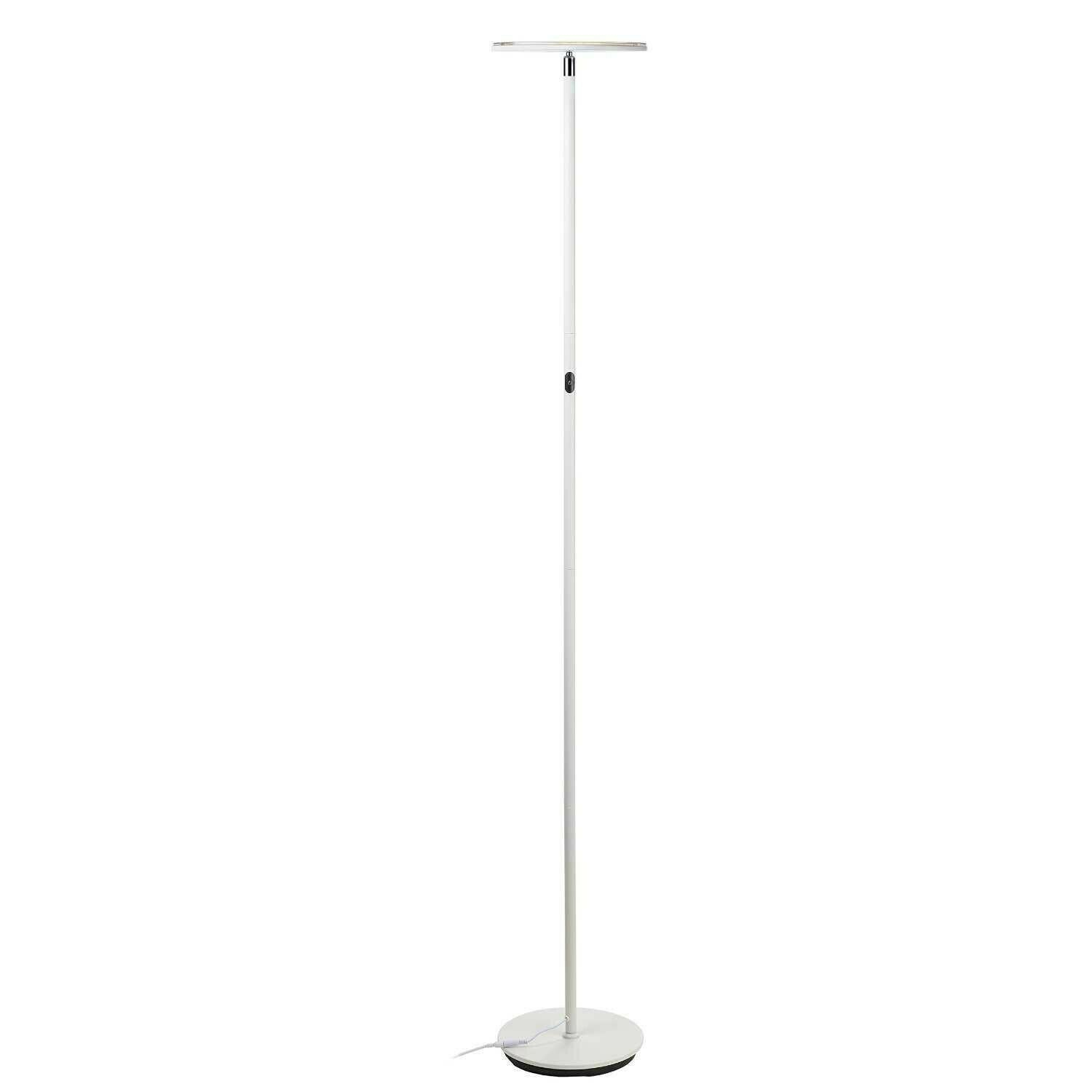 Brightech Sky Led Torchiere Floor Lamp Energy Saving 3x Dimmable Adjustable for dimensions 1500 X 1500