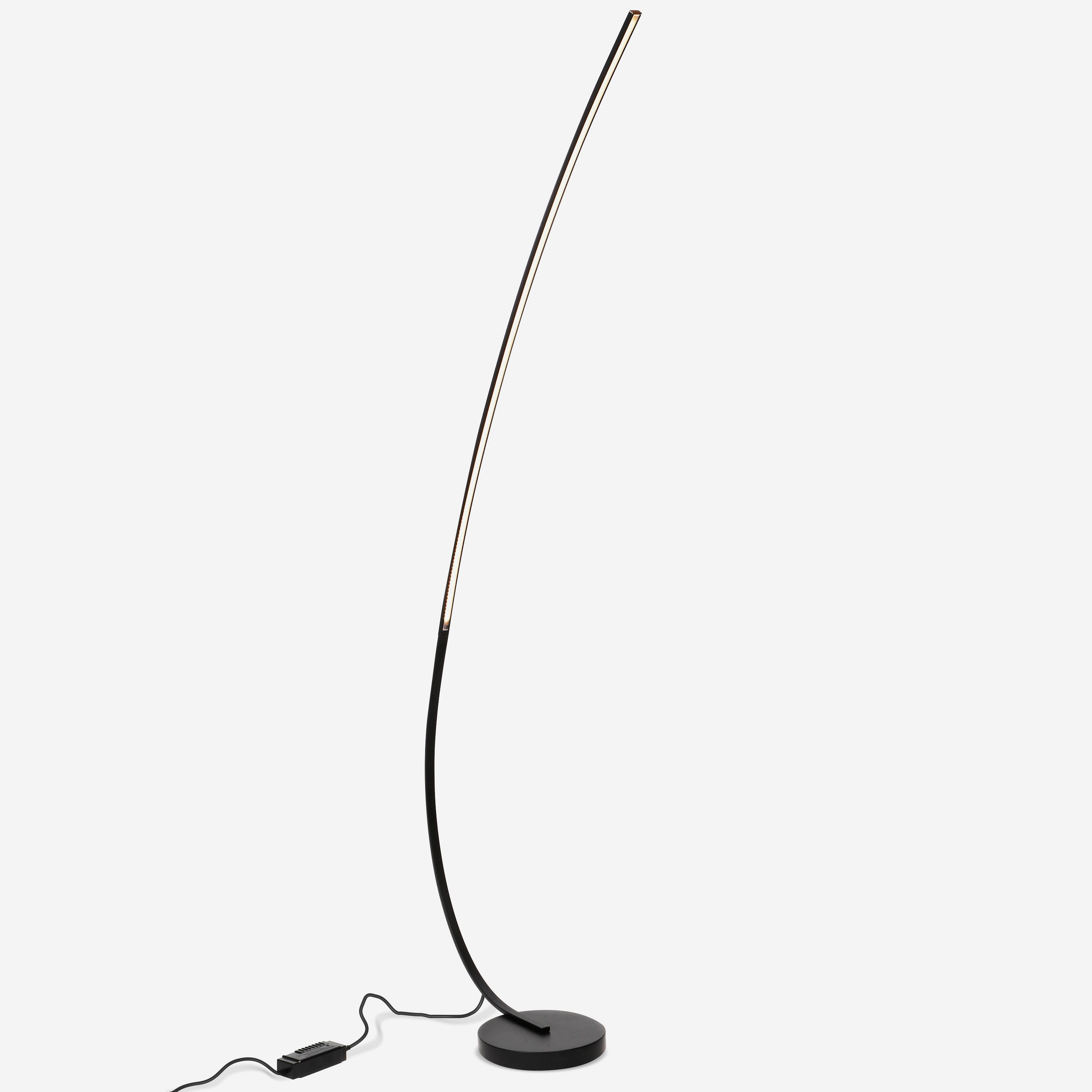 Brightech Sparq 3 Arc Led Floor Lamp Bright Standing Lamp For Living Room Modern Arched Light For Behind The Couch Dimmable Pole Lamp throughout proportions 3000 X 3000