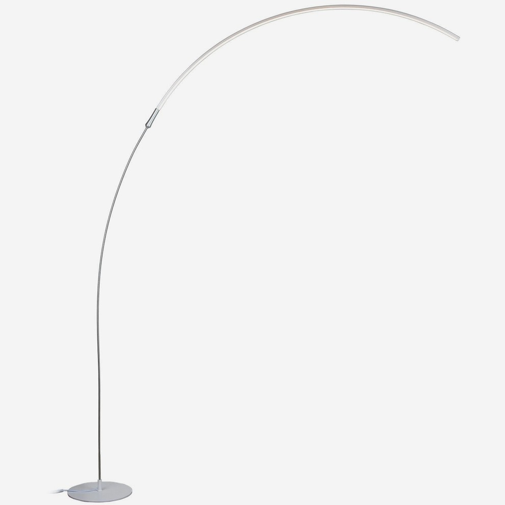 Brightech Sparq Arc Led Floor Lamp Black intended for size 990 X 990