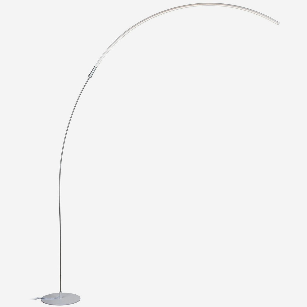 Brightech Sparq Arc Led Floor Lamp Black pertaining to proportions 990 X 990