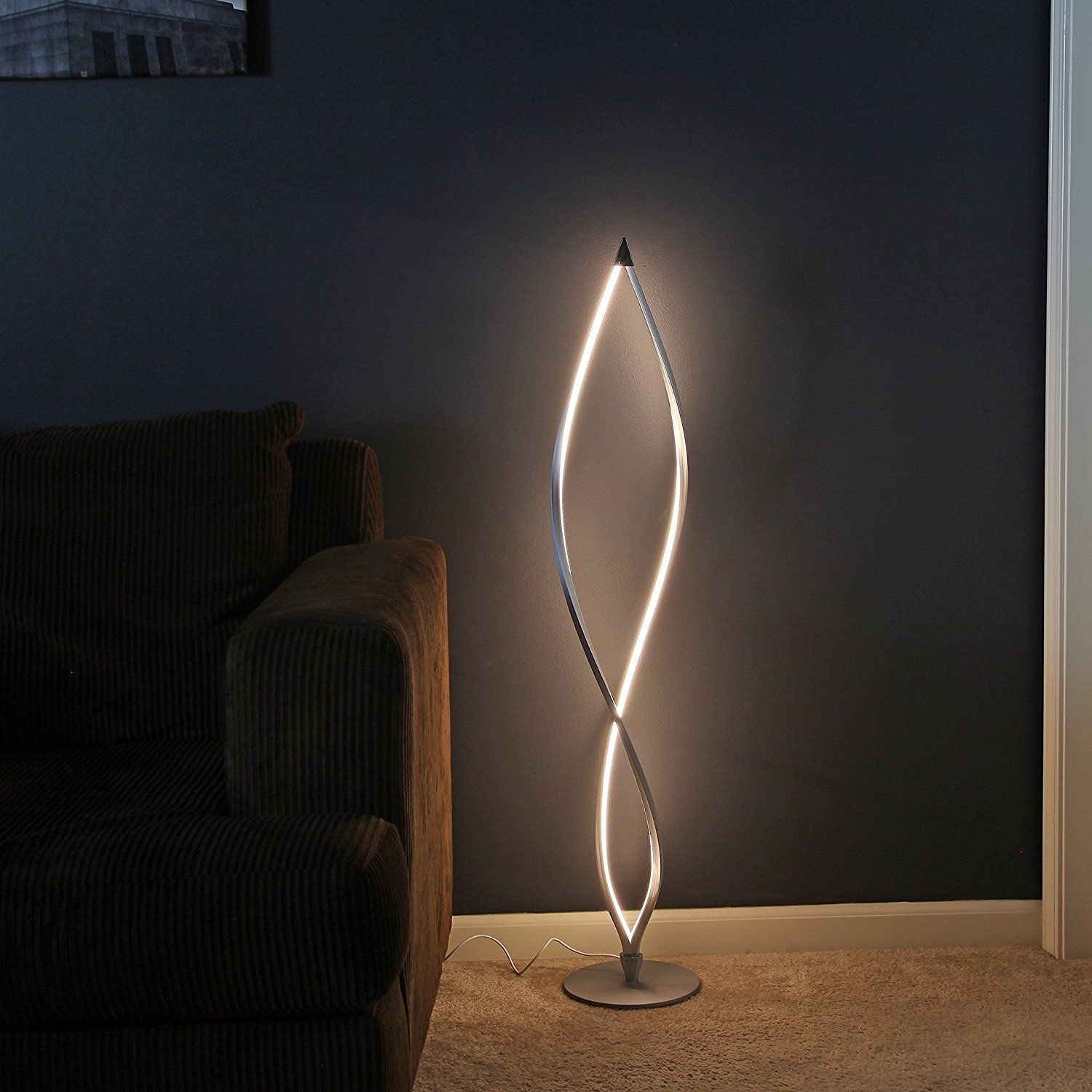 Brightech Twist Led Floor Lamp 16 Watt Modern Decorative in proportions 1500 X 1500