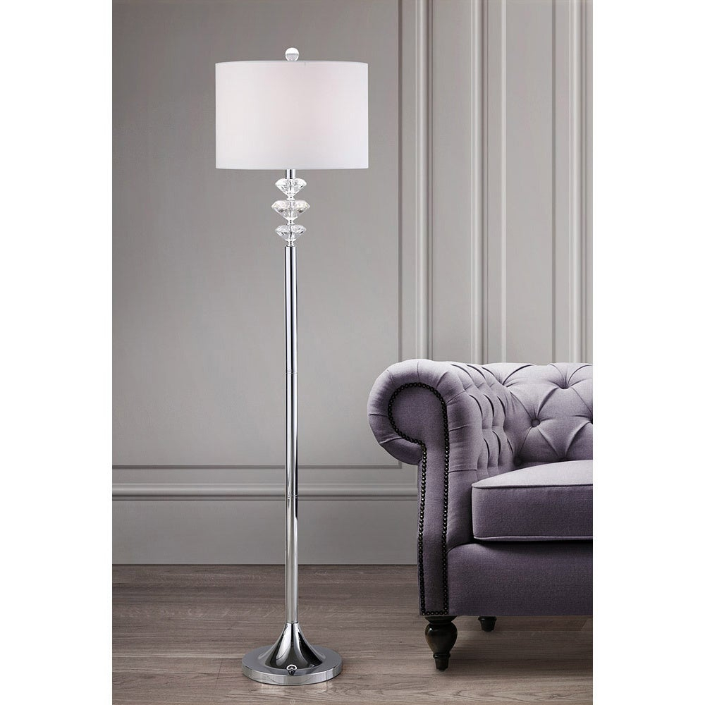 Brillante Diamond Cut Crystals Floor Lamp intended for size 1000 X 1000