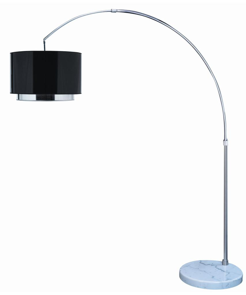 Brilliant Curved Floor Lamp With Large Shade Best Arc Idea inside measurements 853 X 1024