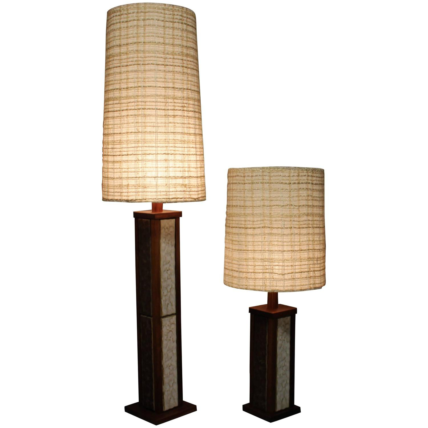 Brilliant Matching Floor And Table Lamp Mid Century Modern pertaining to dimensions 1500 X 1500