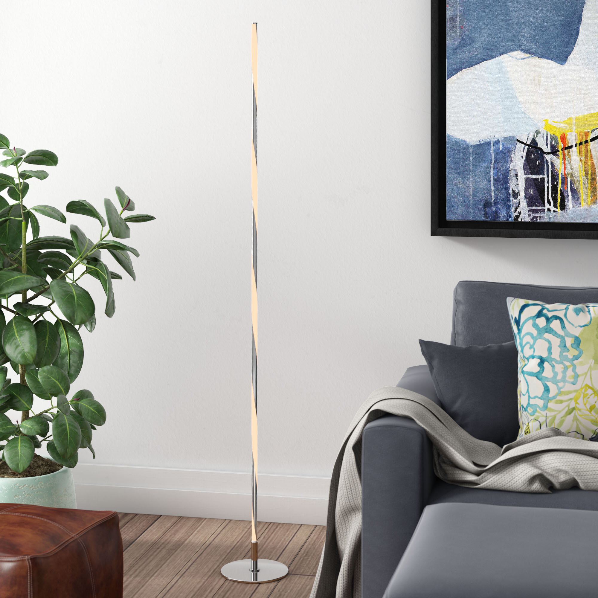 Brookwood 64 Led Novelty Floor Lamp throughout proportions 2000 X 2000