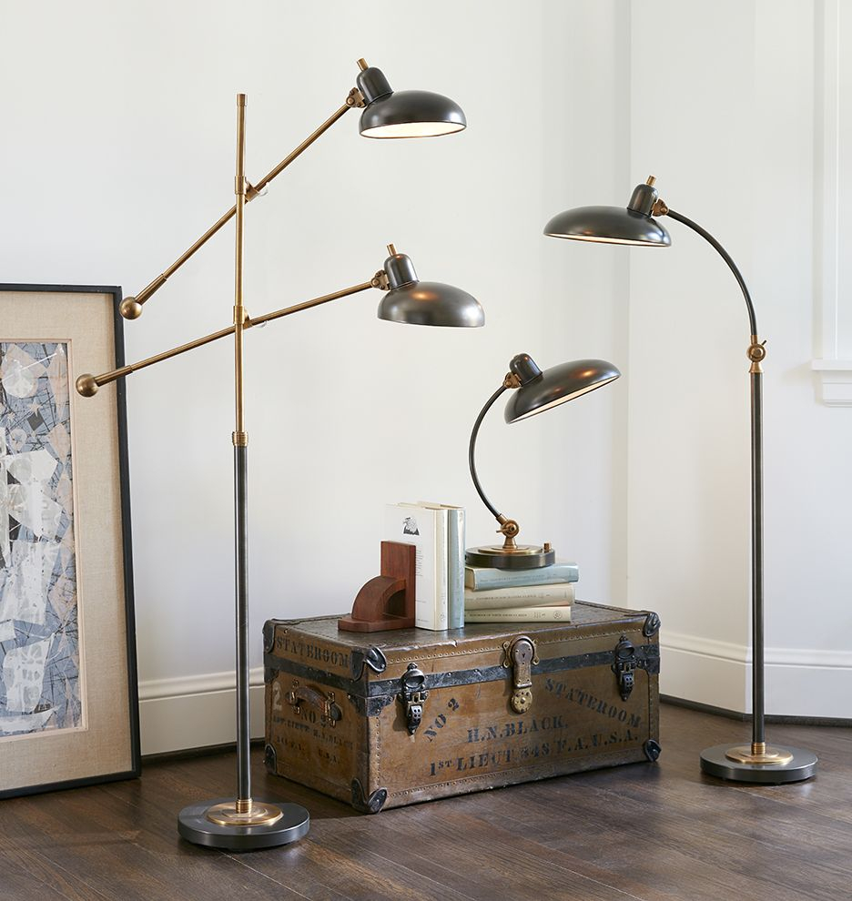 Bruno Double Arm Floor Lamp In 2019 Table Lamp Cool Floor throughout dimensions 936 X 990