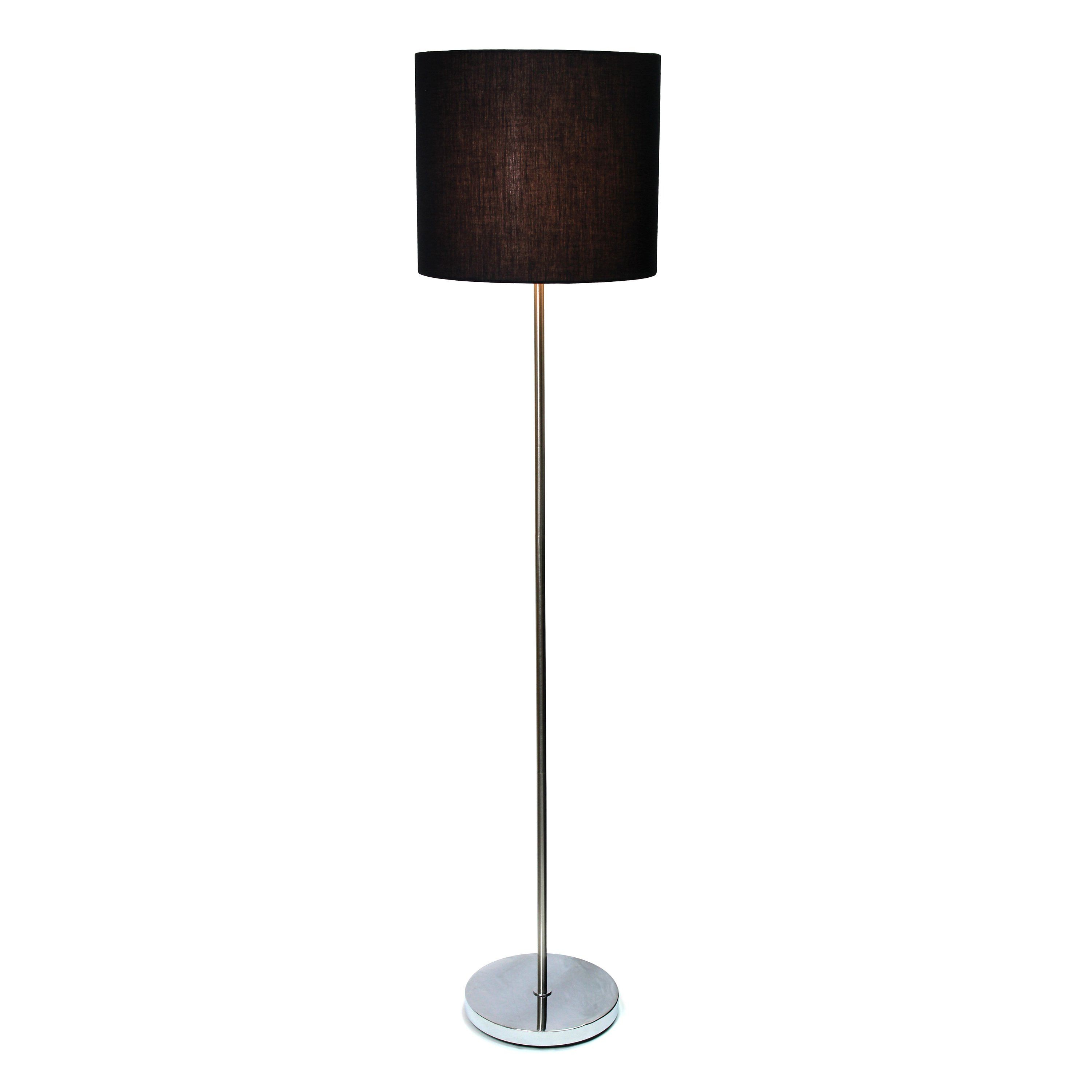 Brushed Nickel Drum Shade Floor Lamp Man Caves Floor regarding measurements 3000 X 3000