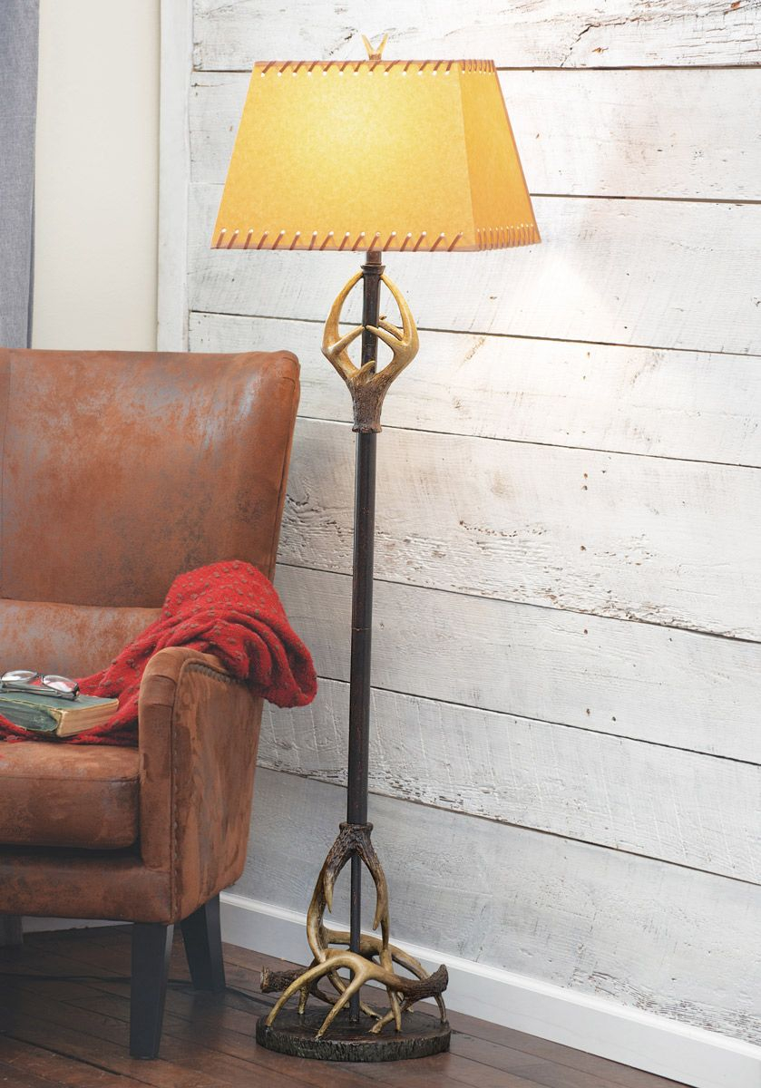 Buck Mountain Antler Floor Lamp Cabin Love In 2019 intended for sizing 839 X 1200
