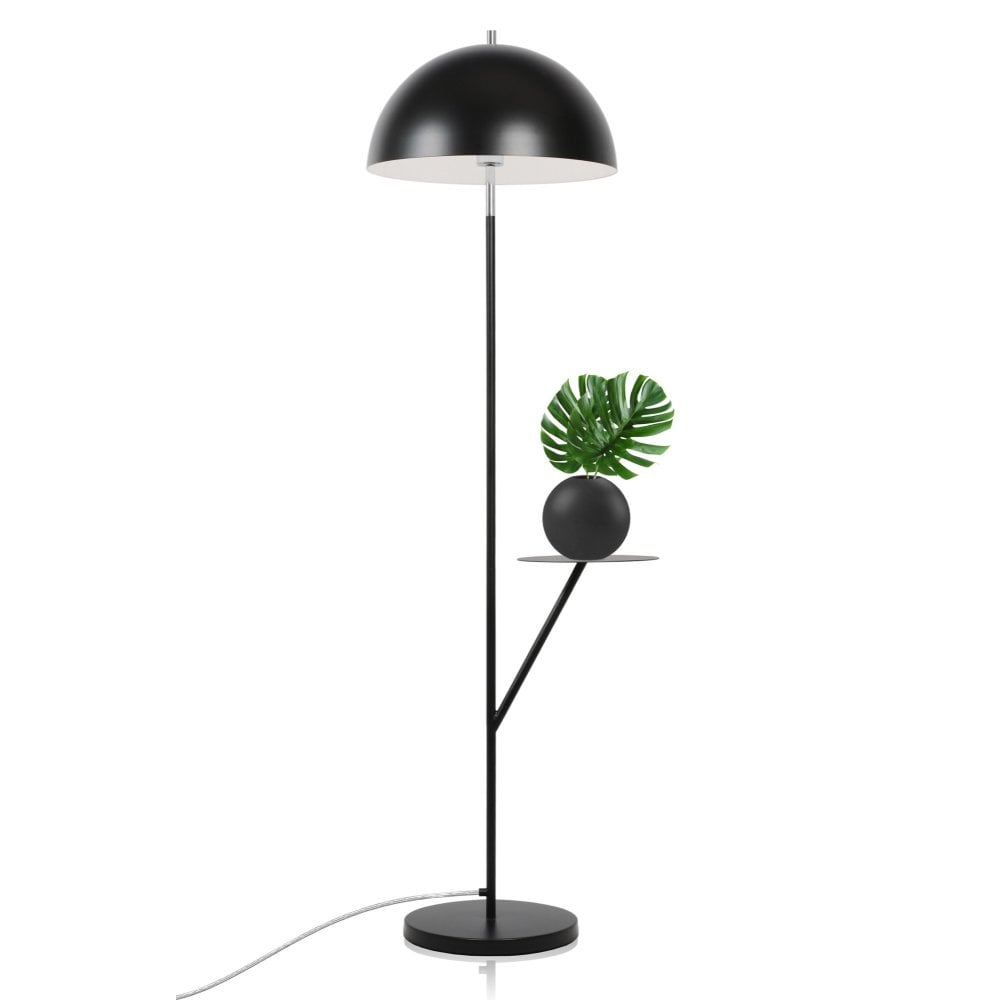 Butler Modern Black Floor Lamp With Table Arm in dimensions 1000 X 1000