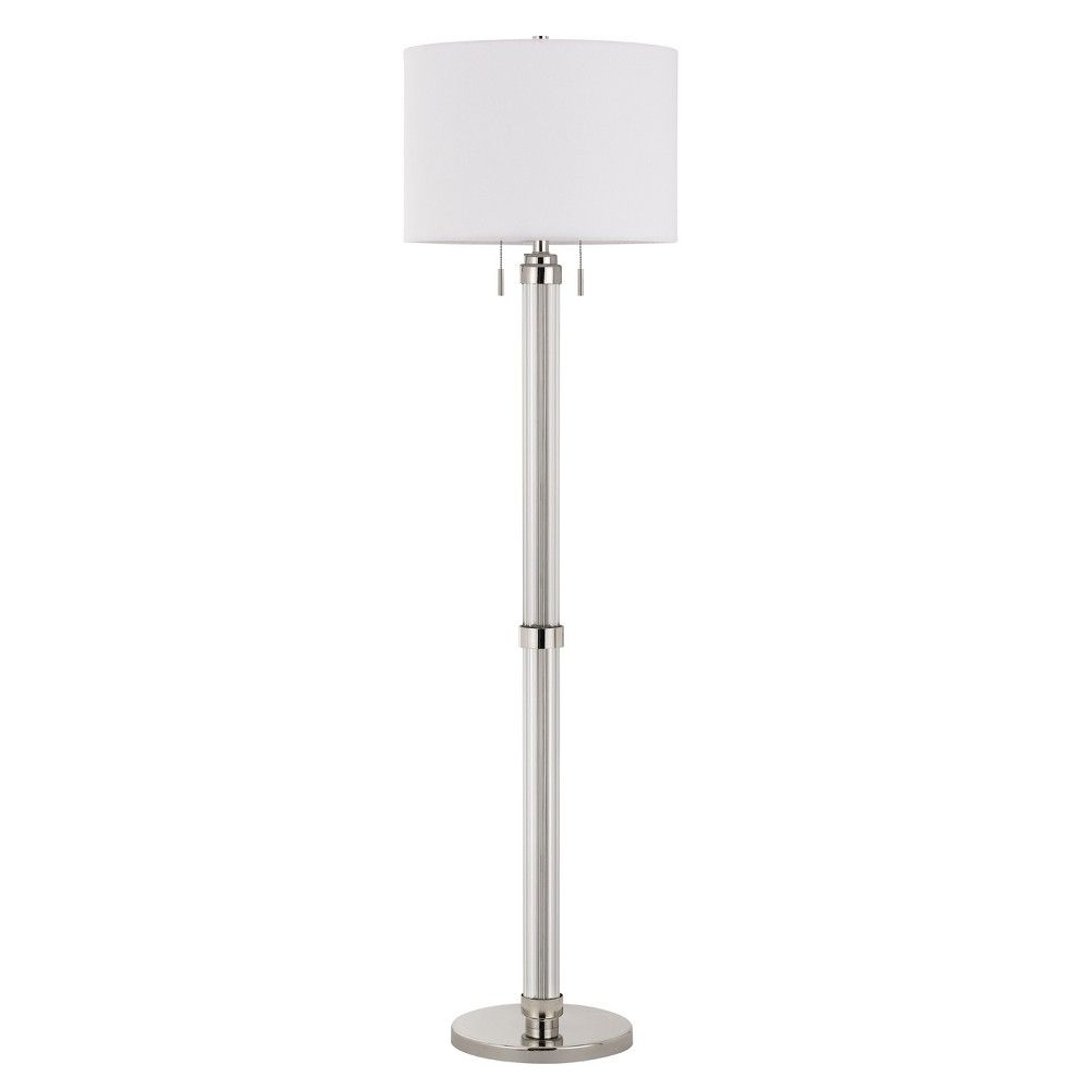 Cal Lighting 60w X 2 Montilla Metalacrylic Floor Lamp With regarding dimensions 1000 X 1000