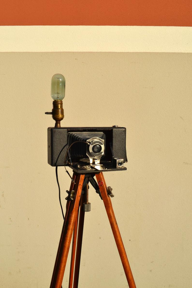 Camera Tripod Lamp Tripod Floor Lamp Vintage Camera Colfax Tripod Industrial Floor Lamp Exakta Varex Iib Camera intended for dimensions 794 X 1192