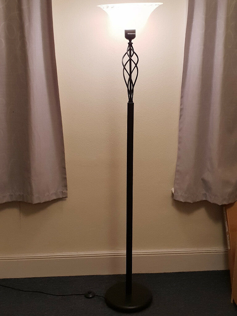 Cameroon Uplighter Floor Lamp Black In Wimbledon London Gumtree for proportions 768 X 1024