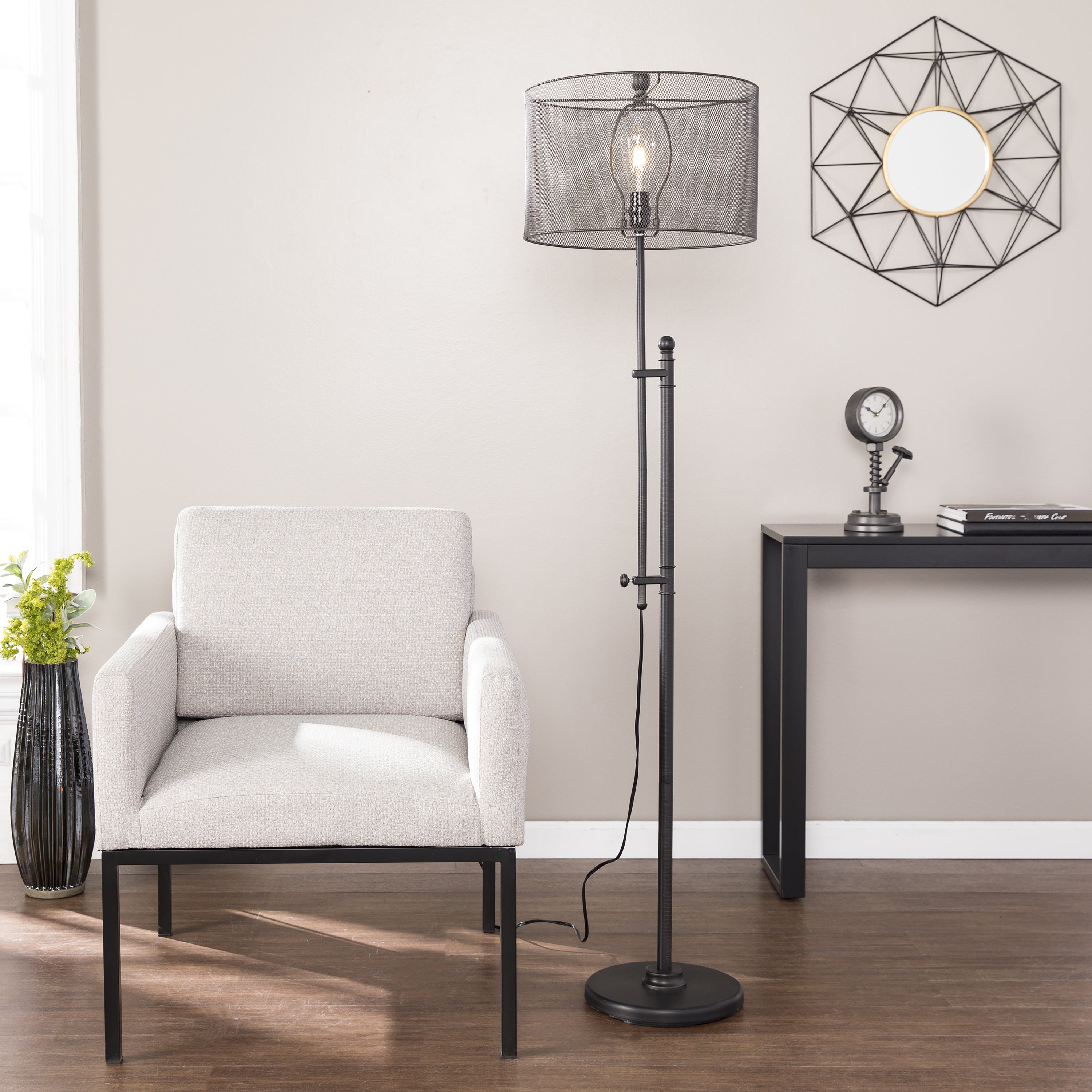 Carbon Loft Modern Industrial Floor Lamp throughout proportions 3000 X 3000