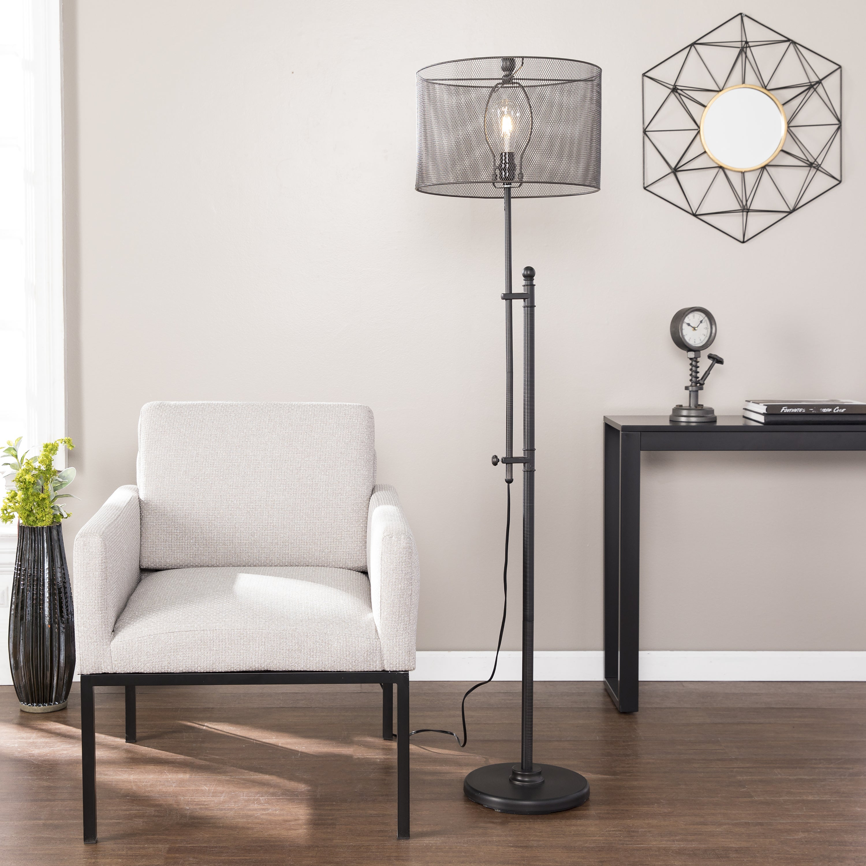 Carbon Loft Modern Industrial Floor Lamp with dimensions 3000 X 3000