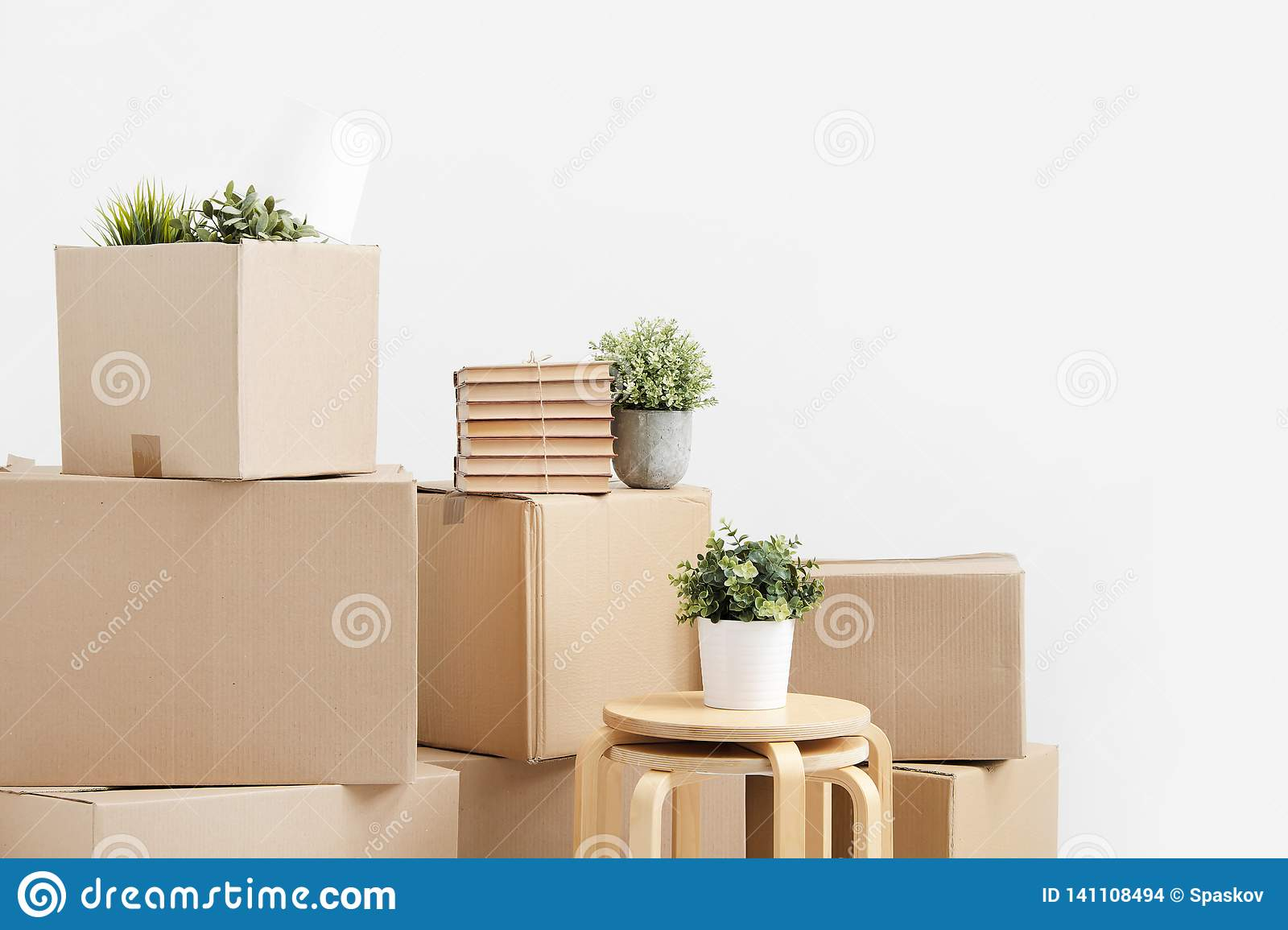 Cardboard Boxes Of Things Are Stacked On The Floor Against A for measurements 1600 X 1155