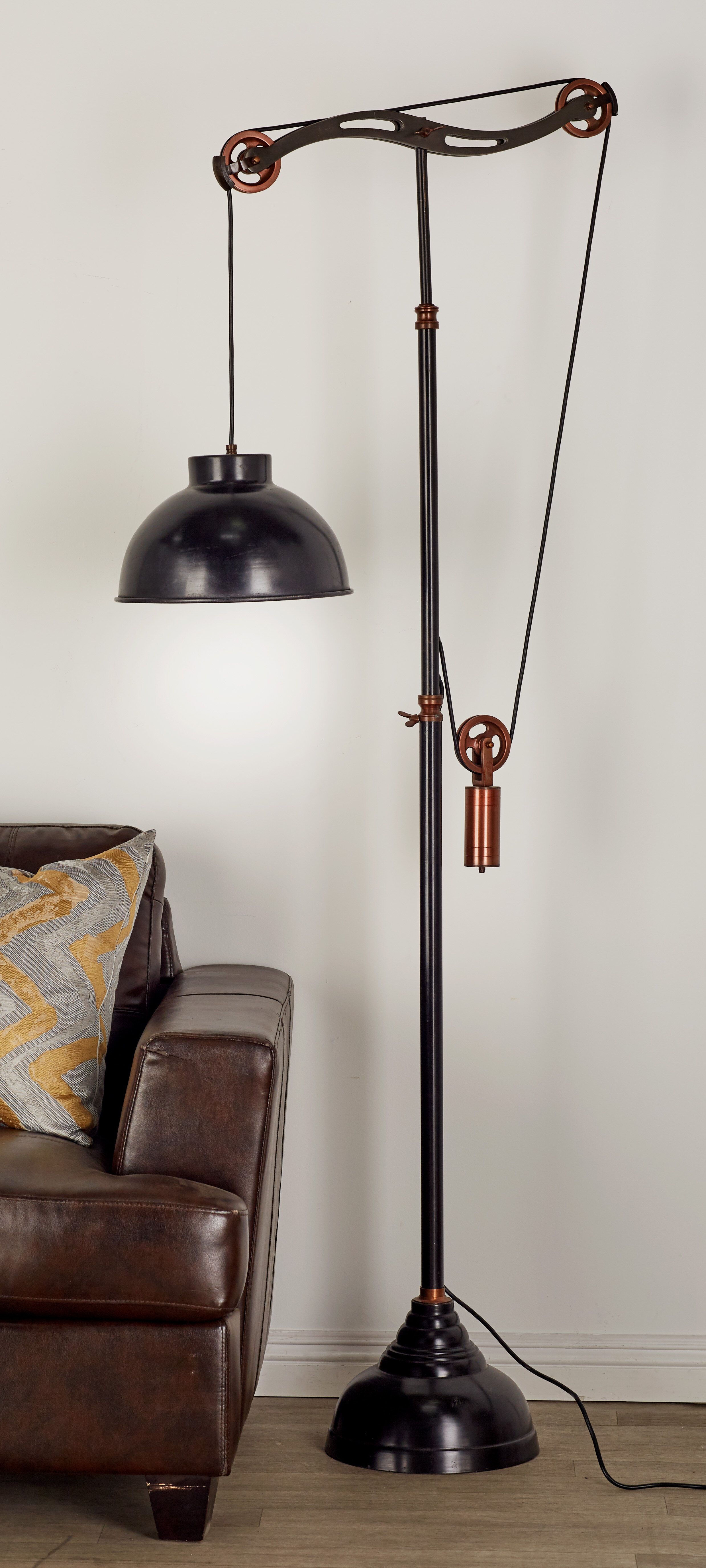 Carlson Pulley 77 Task Floor Lamp inside sizing 2478 X 5505