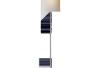 Caron Floor Lamp In Polished Nickel With Natural Paper Shade regarding sizing 1440 X 1440