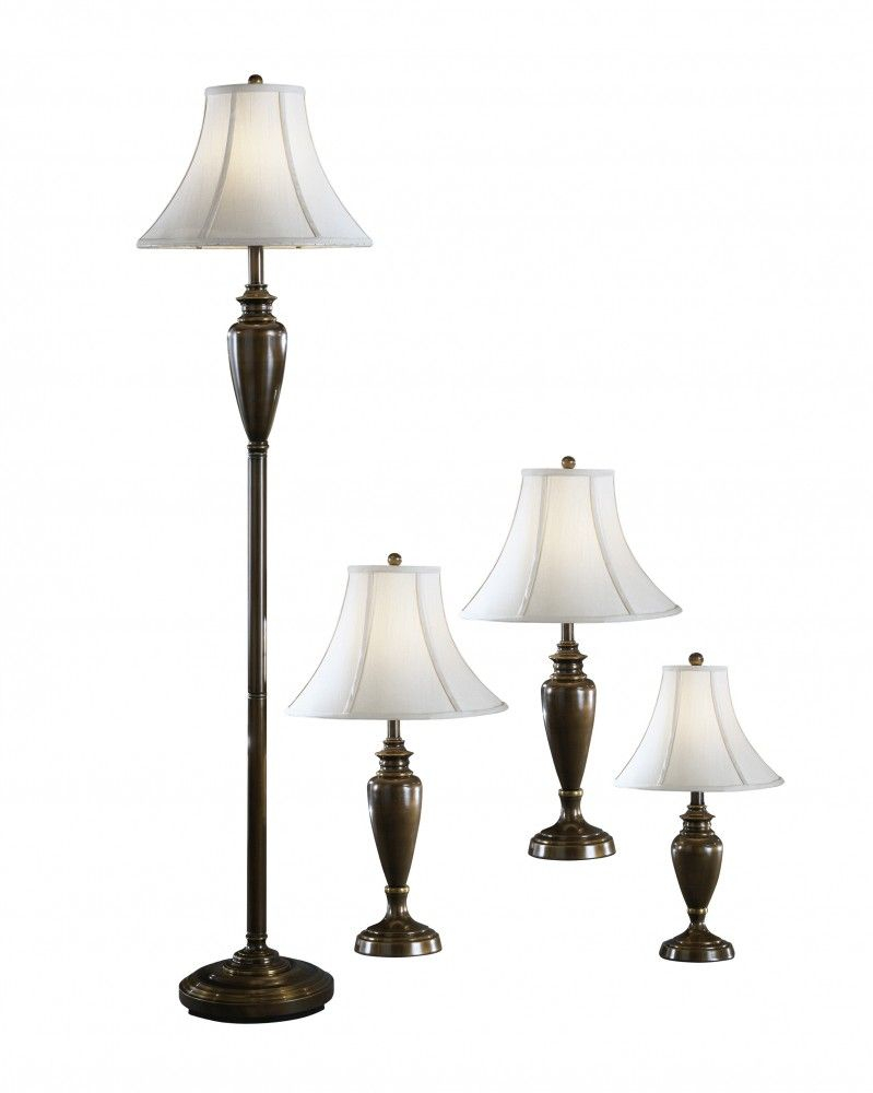 Caron Metal Lamp Set Of 4 L603186 Lamps Roadside intended for dimensions 799 X 1000