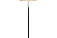 Carter Floor Led Mid Century Modern Floor Lamp Walnut intended for dimensions 1500 X 1500