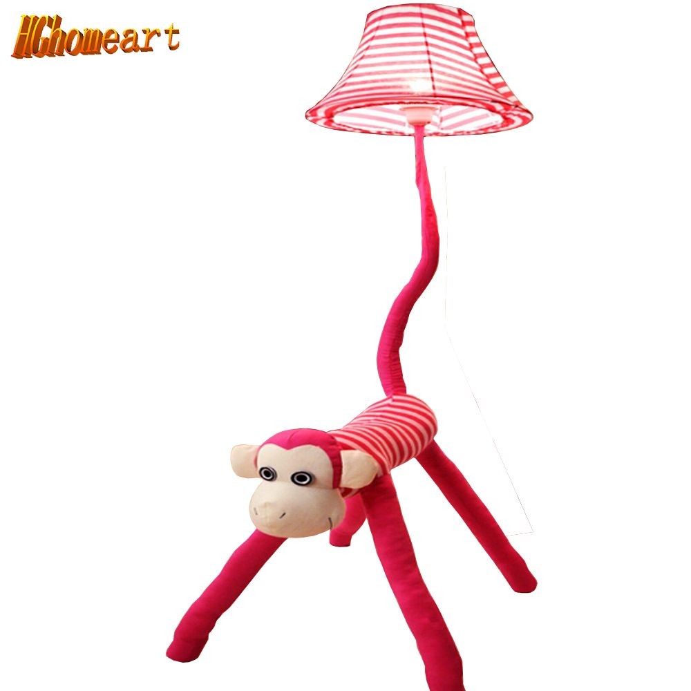 Cartoon Kids Floor Lamp 110v220v E27 Cute Monkey Led Wire intended for dimensions 1000 X 1000