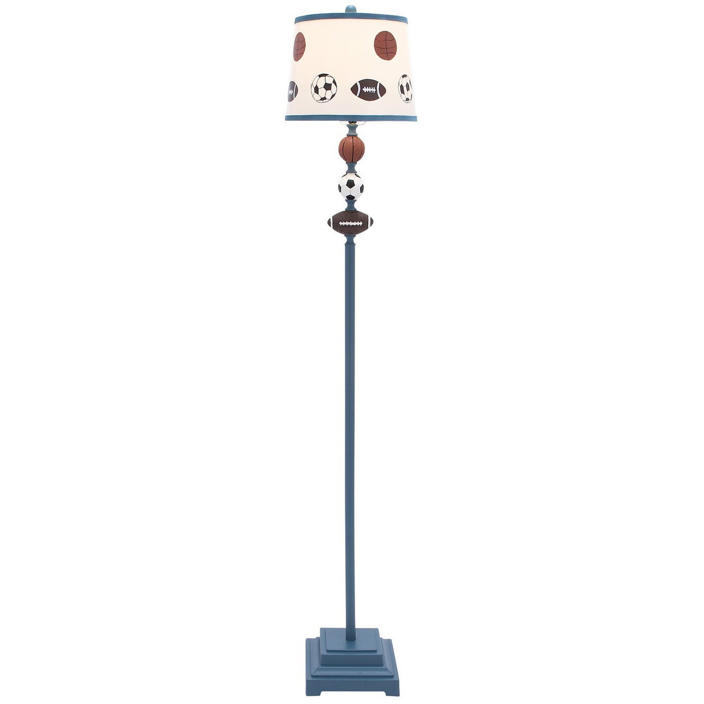 Casa Cortes 65 Inch All American Sports Kids Floor Lamp for measurements 1370 X 1370