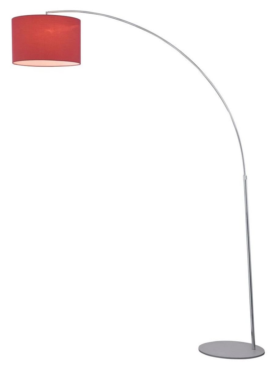 Casa Padrino Luxury Living Room Floor Lamp Silver Red 40 X throughout measurements 795 X 1065
