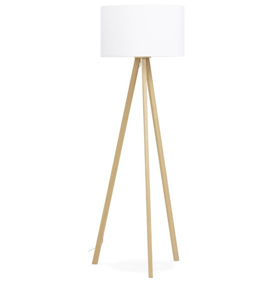 Casa Padrino Studio Floor Lamp Natural Wood Colors White with regard to dimensions 880 X 900